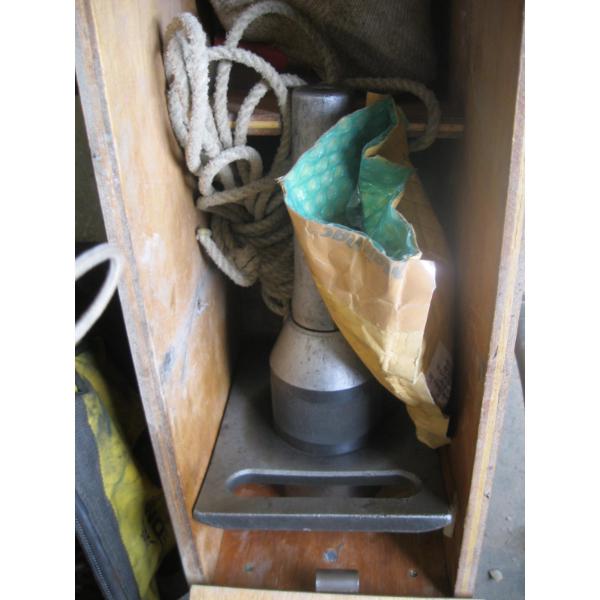 WOODEN BOX W/THE BOULDER BUSTER