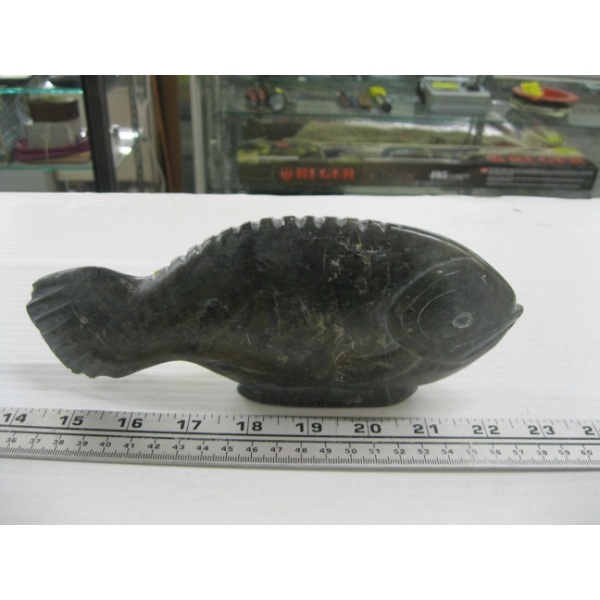 JOHNNY INUKPUK CARVED FISH