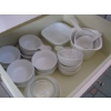 Image 2 : DRAWER OF ASST. WHITE DISHWARE - SOME CORNING WARE