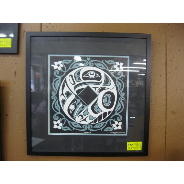 FRAMED PRINT BY DON YEOMANS, "HEAVEN"