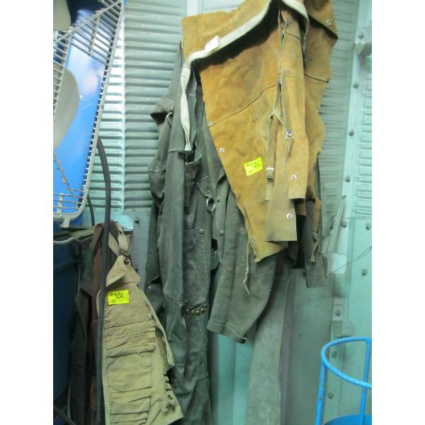 LEATHER WELDING PANTS, JACKETS, ETC.