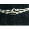 Image 5 : 3 SILVER CHAINS W/PENDANTS