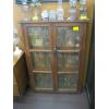 Image 1 : VINTAGE GLASS DOOR DISPLAY CABINET