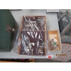 Image 2 : MASON CASED PORTABLE SEWING MACHINE W/ASST. ACCESS BOX, ETC.