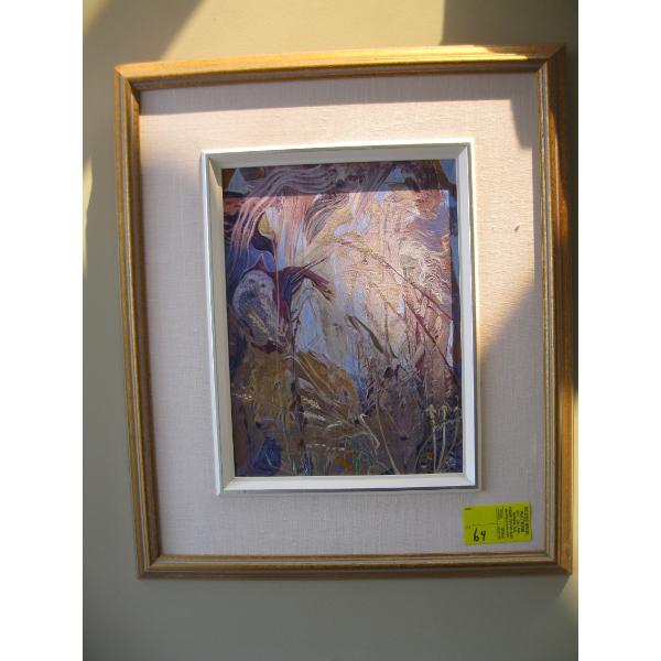ORIGINAL FRAMED PAINTING, SIGNED, "AUTUM FADING" BY ELIZABETH HARDCASTLE
