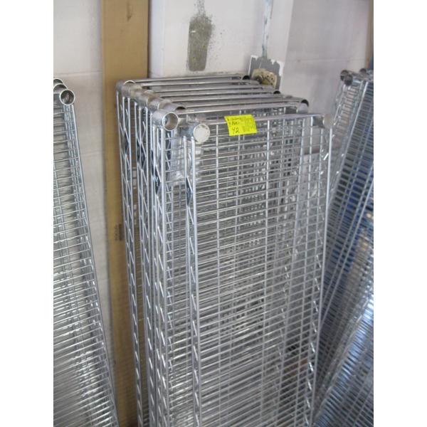 8 SHELVES & 4 POLES METRO LIKE SHELVING UNIT