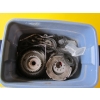 Image 10 : 2 BINS & BOX OF ASST. MOTORCYCLE PARTS