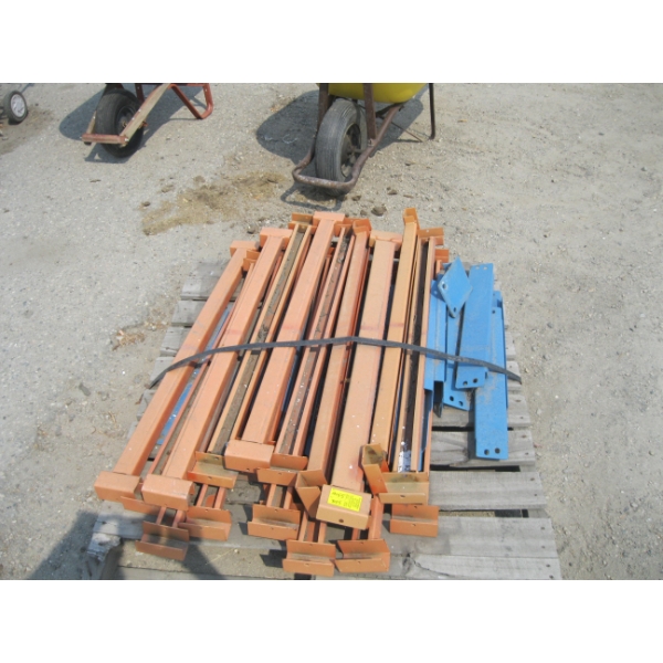 PALLET OF CENTER BRACES FOR PALLET SHELVING