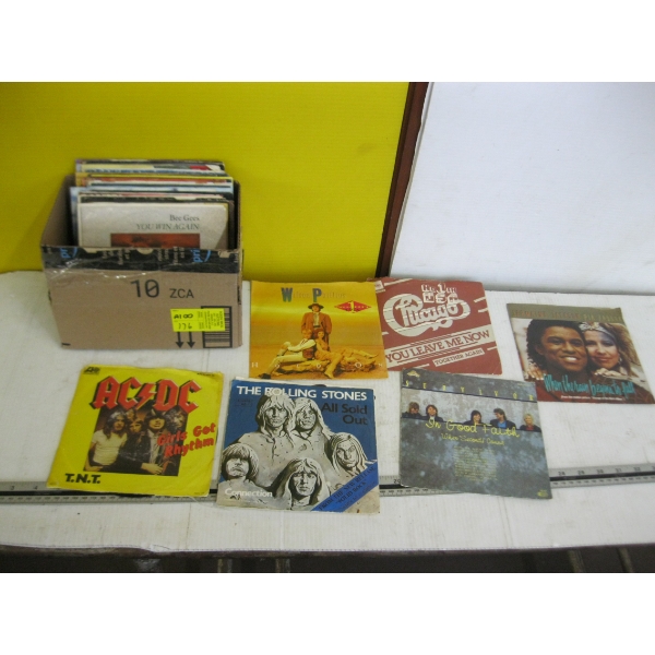 SM. BOX OF 45RPM RECORDS