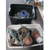 Image 1 : 2 BINS OF MISC. PIPE, SPRINKLERS, ETC.