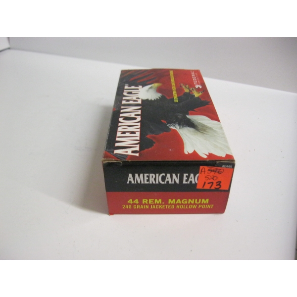 AMERICAN EAGLE .44 REM. MAG 240GRS JACKETED HOLLOW POINT