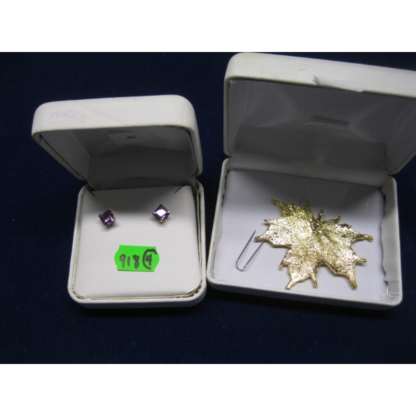 JEWELLERY: PENDANTS, EARRING & RING