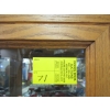 Image 3 : GLASS & OAK FRAMED DISPLAY CABINET