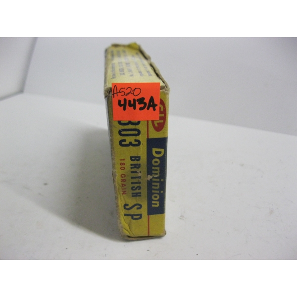 DOMINION CIL .303 BRITISH SOFT POINT|1X18 CARTRIDGES