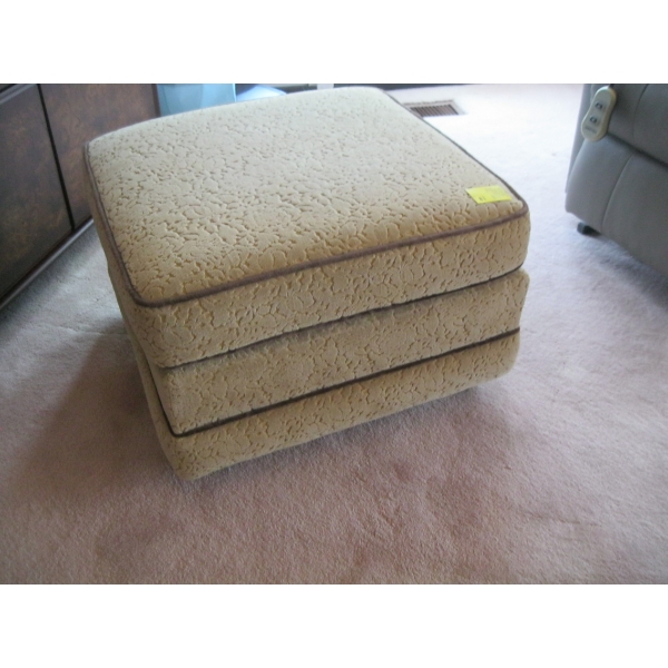 UPHOLSTERED FOOTSTOOL