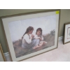 Image 1 : LG. FRAMED PRINT OF 2 YOUNG GIRLS