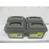 Image 1 : 4 PLASTIC MINI AMMO BOXES