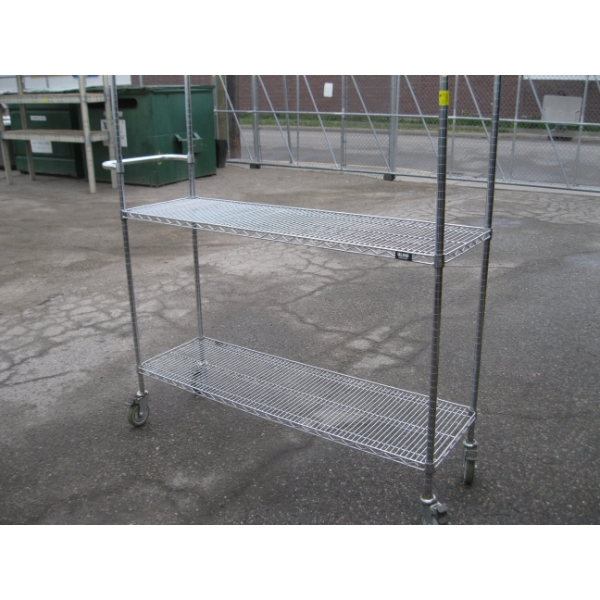 2 SHELF ROLLING METRO RACK