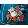 Image 2 : BIN OF ASST. VINTAGE TOYS, DRAGONS, ETC.
