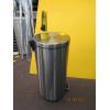 Image 1 : STAINLESS STEEL ROUND GARBAGE CAN
