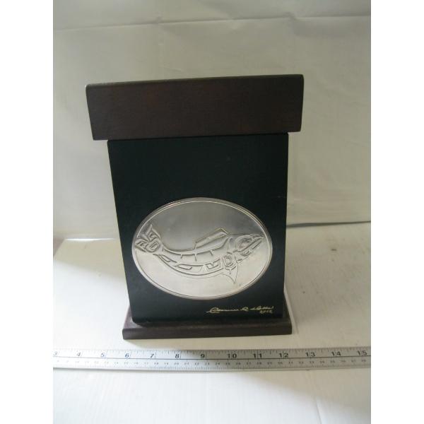 CLARENCE WELLS SIGNED NATIVE DESIGN BOX