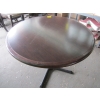 Image 2 : 42" WOOD TABLE W/METAL BASE
