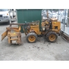 Image 2 : "AS IS" MINI CASE DAVIS TRACTOR W/BLADES & PIPE ATTACHMENT