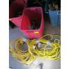Image 1 : TUB OF EXTENSION CORDS & MISC