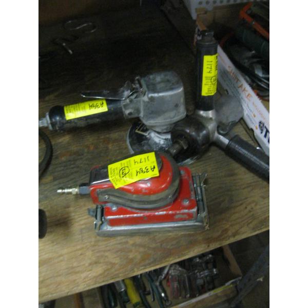 2 AIR SANDERS & AN AIR POLISHER