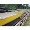 Image 2 : FIBREGLASS CANOE (NEEDS WORK - GUNNELS, ETC.)