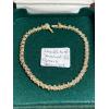 Image 1 : 10KT TENNIS BRACELET W/46 DIAMONDS
