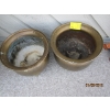 Image 1 : PAIR OF BRASS PLANT POTS
