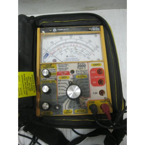 TRIPLET MODEL 2000 TYPE 3 RAILROAD TEST SET