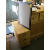 Image 1 : 3 DRAWER ROLLING UNIT & SM. CORK BOARD