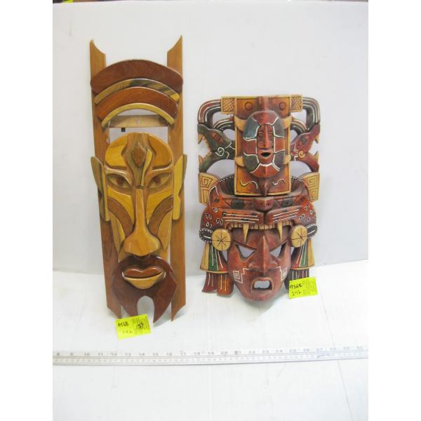 WOODEN CARVED MASKS