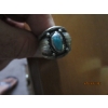Image 2 : SILVER RING W/TURQUOISE STONE