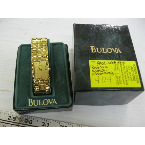 BULOVA WATCH IN CASE