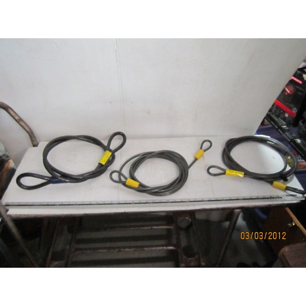 3 LOCKDOWN CABLES