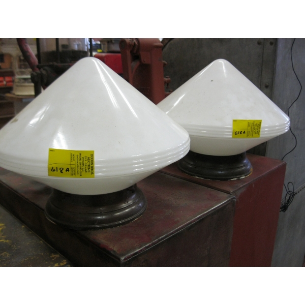 CEILING PUMP SPACE SHIP LOOK LIGHT FIXTURES
