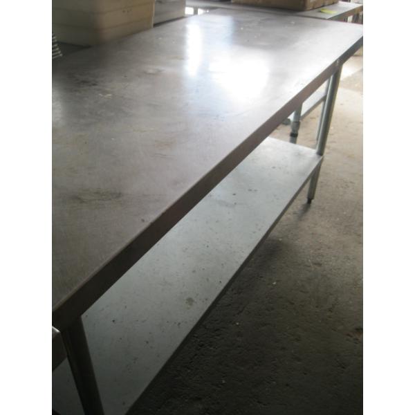 STAINLESS STEEL TABLE W/LOWER SHELF