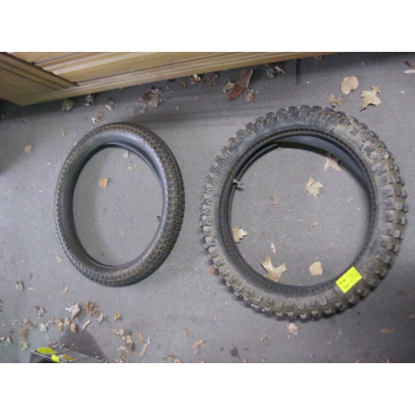 2 MOTORCYCLE TIRES