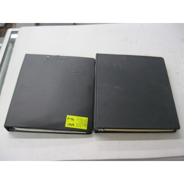 2 BINDERS OF ASST. STAMPS