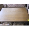 Image 2 : OAK KITCHEN NOOK W/UPHOLSTERED & WOOD FRAMED CHAIRS