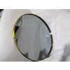 Image 1 : 2' ROUND MIRROR W/BRASS TRIM