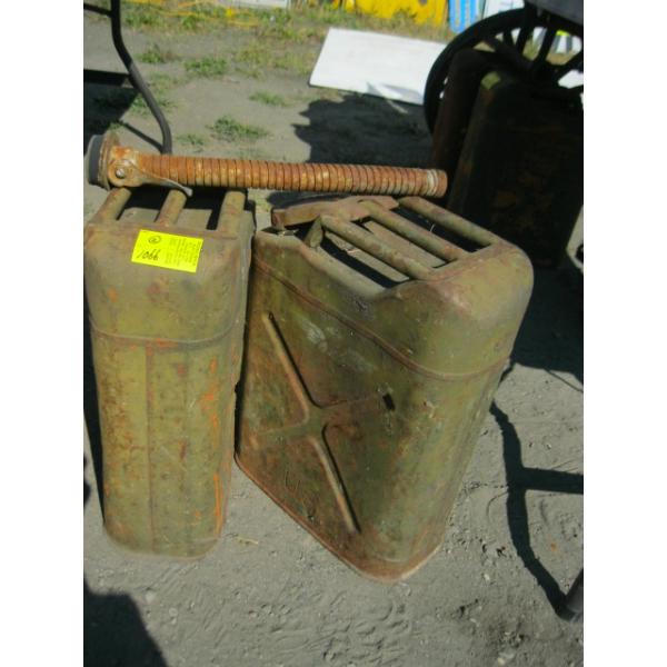 2 - 5 GALLON FUEL CANS