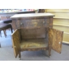 Image 3 : SINGLE DRAWER 2 DOOR ANTIQUE WASH STAND