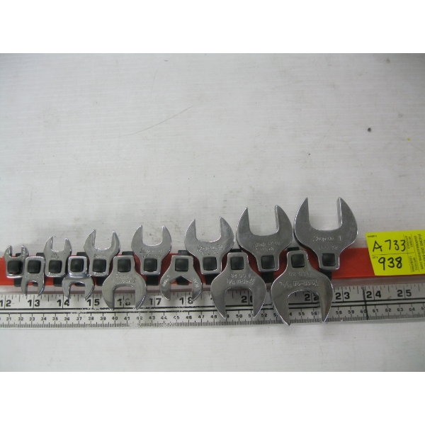SNAP ON CROWFOOT WRENCHES