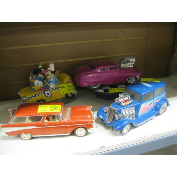 4 VEHICLE - BELAIRE WAGON MISSING 1 FRONT WHEEL