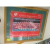 Image 1 : CALGARY STAMPEDERS 1992 GREY CUP CHAMPION FRAMED TEAM PHOTO & FOOTBALLS