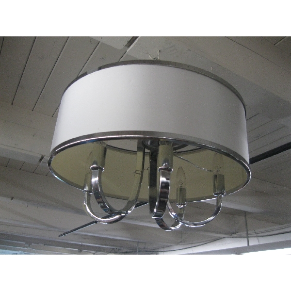 HANGING CHROME CHANDELIER
